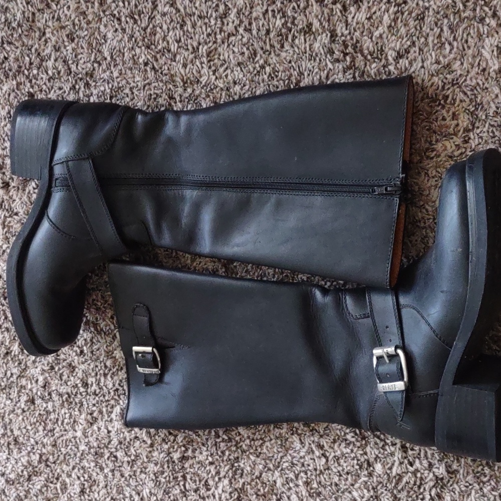 Frye tall engineer boots